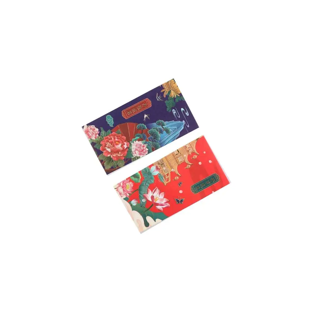 

Классический 6 шт., горячее тиснение, счастливые деньги, весенний фестиваль, украшение, журавль, благословий карман, китайский Новый год, красный карман, красный конверт