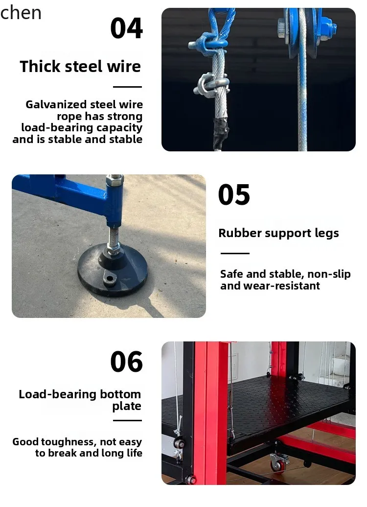 Электрические леса HT, складная строительная площадка, многофункциональная подъемная платформа с дистанционным управлением