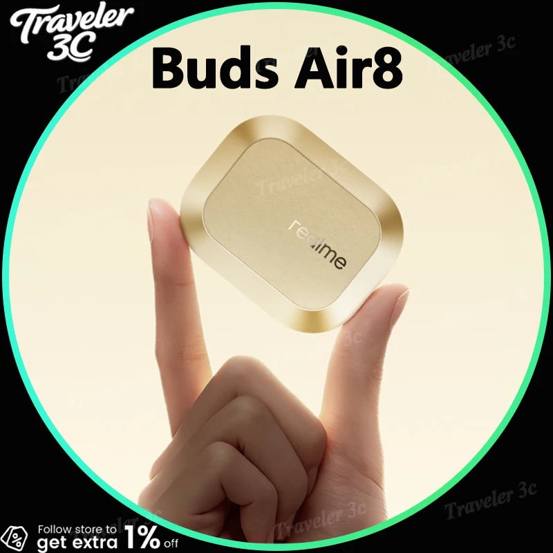 

Buds Air8 In-ear Headphones From Realme 55dB deep-sea noise reduction AI simultaneous interpretation Hifi Bluetooth Earphones