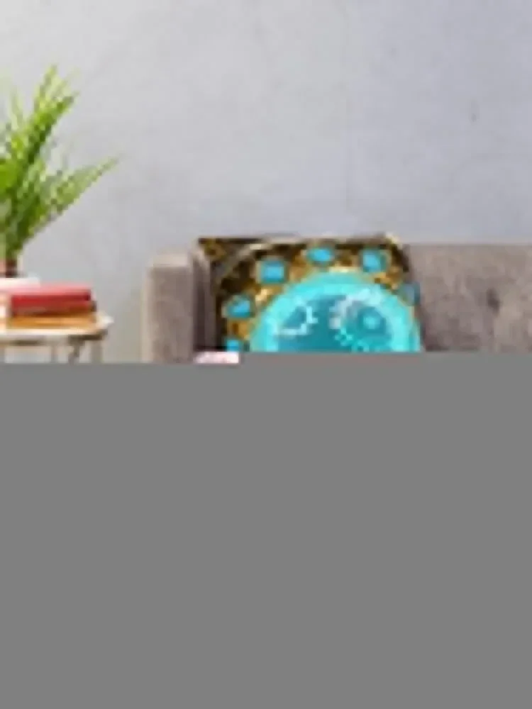 Rusty Background with Turquoise Lenses Throw Blanket Camping Decorative Sofas Sleeping Bag Single Blankets