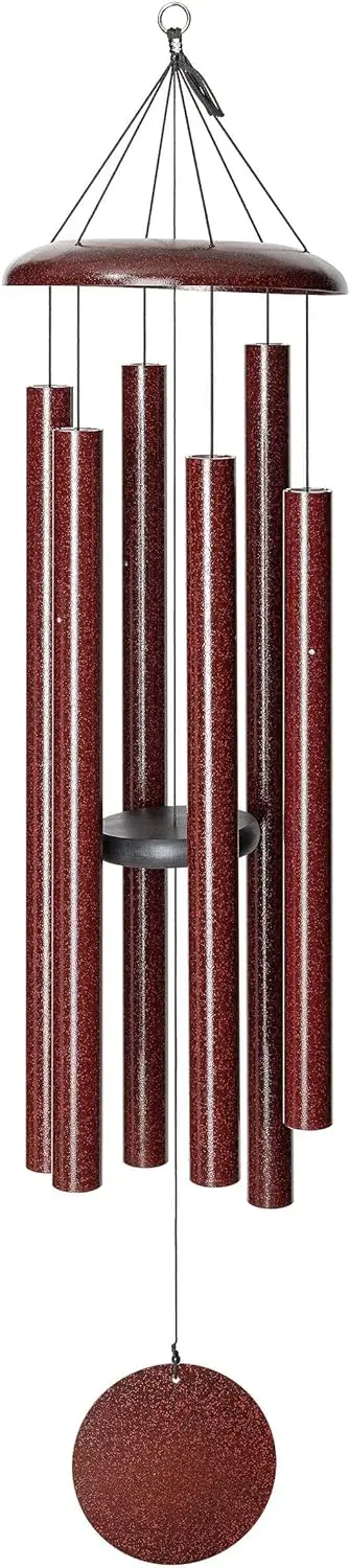 

Ruby Splash Wind Chime for Patio, Backyard, Garden, and Outdoor Decor (Aluminum Chime) Made in The USA