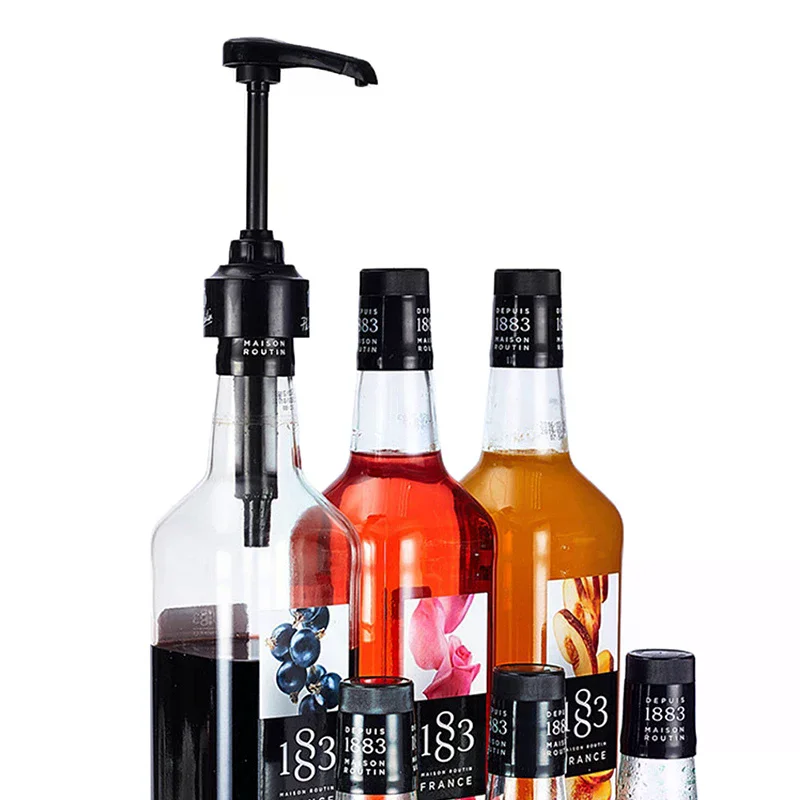 1 Liter Dispenser Syrup Pump Black Liquid Dispenser for Syru