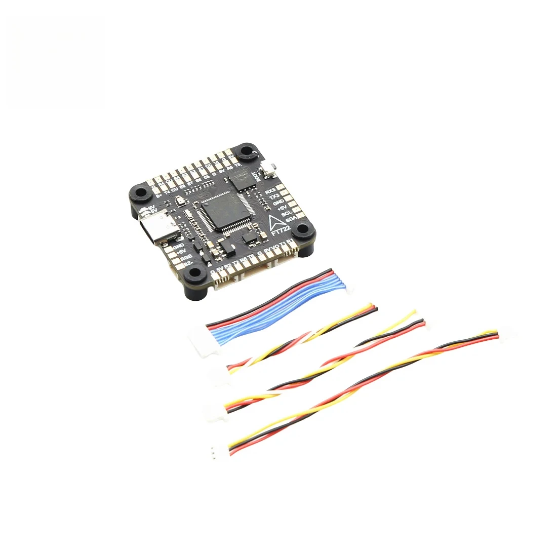 

Бесколлекторный регулятор скорости FT-4In1 80A 3-6S ESC DSHOT300/600 57x56x5мм 28г из прочного пластика, мини-контроллер полета для FPV-дронов 90A