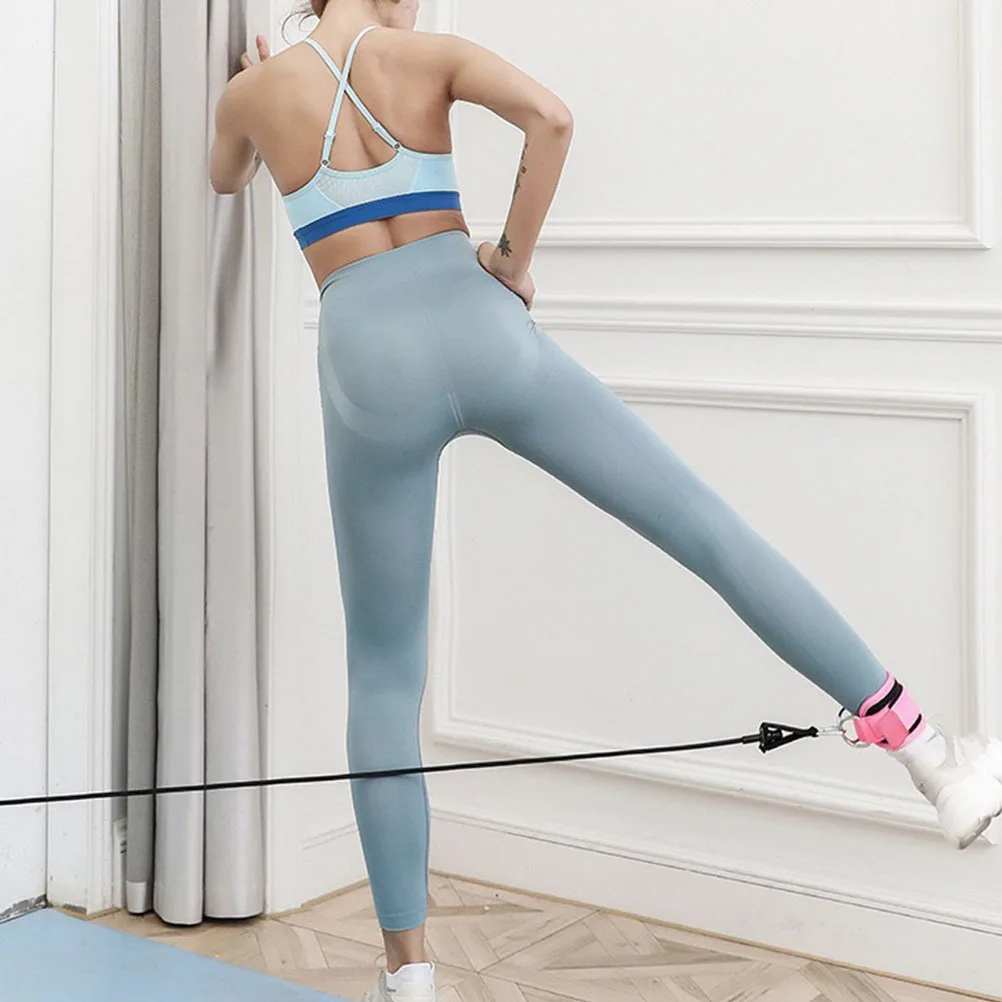 

1pc Ankle Straps Leg Training Foot Belt Resistance Band For Gym Home Exercise Hip Abduction Stretching Fitness Accessory Double