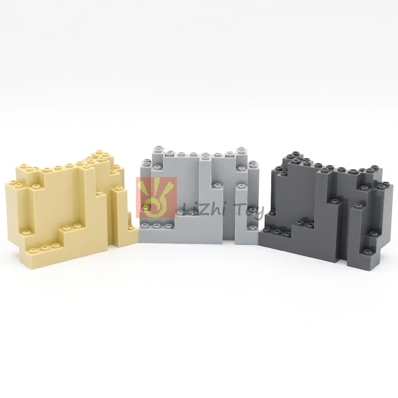 2-10pcs MOC Bricks 6082 Rock Panel 4x10x6 Rectangular DIY Building Blocks Kid Toys Compatible with All Brands City Street View