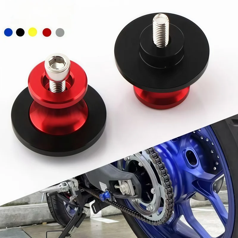 For YAMAHA YZF R125 YZFR125 MT125 MT 125 MT-125 R6 YZFR Swingarm Spools Slider Stand Screws Bolts CNC 6MM Motorcycle Accessories
