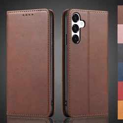 Magnetic attraction Leather Case for Samsung Galaxy A16 5G A166B/M/E Holster Flip Cover Case Wallet Phone Bags Capa Fundas Coque
