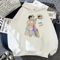 New Heartstopper Hoodies Women's Nick and Charlie Romance Cartoon Rainbow Streetwear Fashion Sweatshirts Unisex Top Clothing