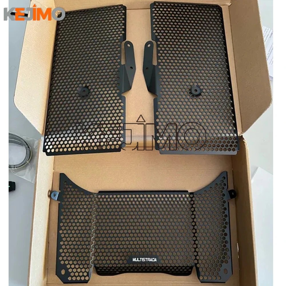 Radiator Guard Protector Cover CNC FOR Ducati Multistrada V4 S V4S Sport 2021 2022 2023 2024 2025 Multistrada V4 Pikes Peak 2026