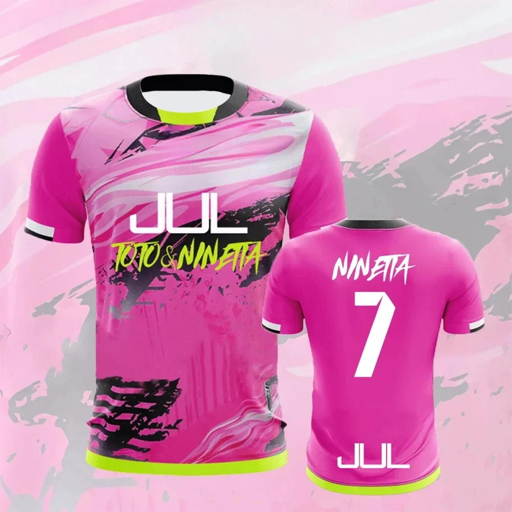 2025 تي شيرت رجالي من البوليستر مطبوع ثلاثي الأبعاد يسمح بالتهوية وسريع الجفاف وأكمام قصيرة ورقبة دائرية #1