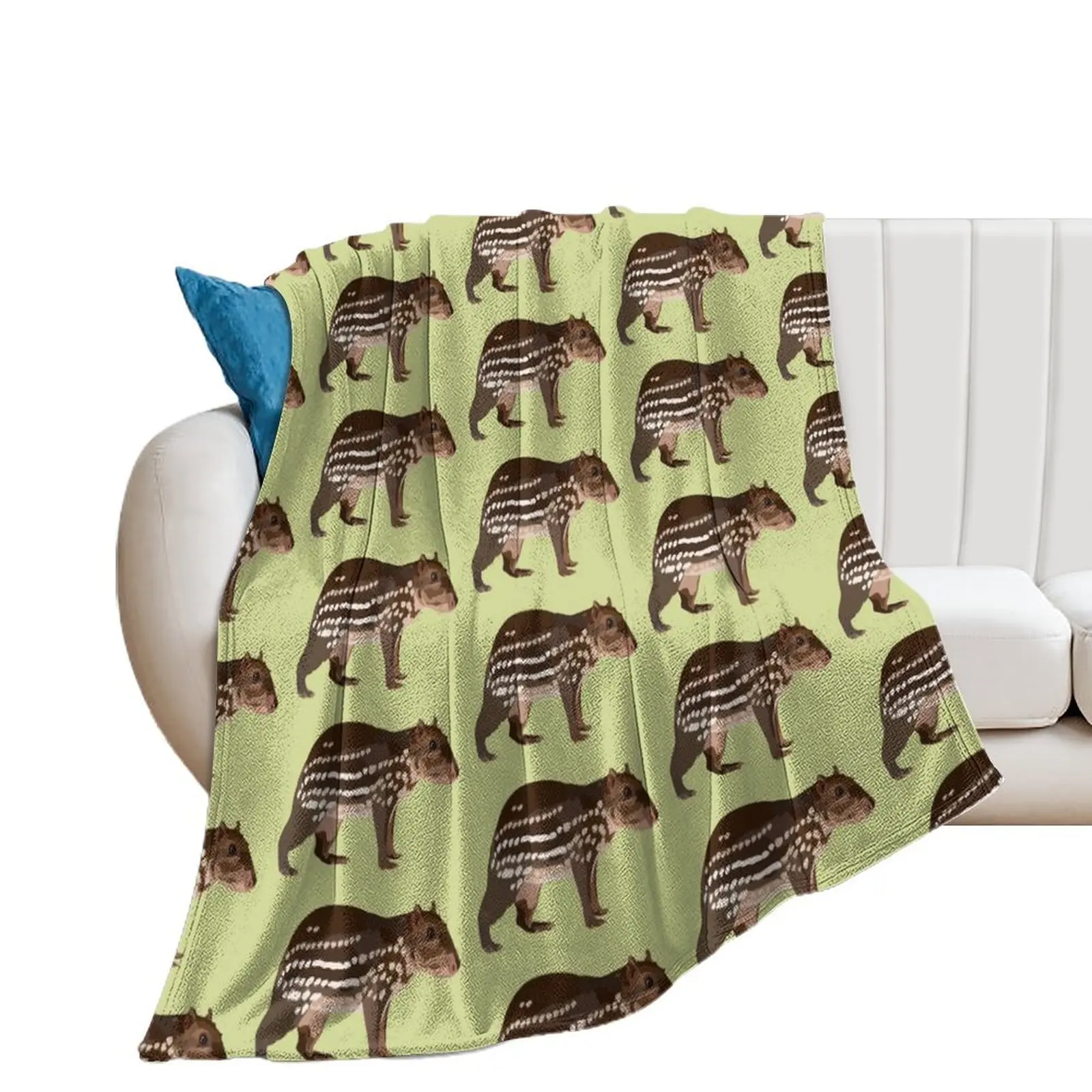 

P is for Paca Throw Blanket Stuffeds Kid'S Bed Blankets