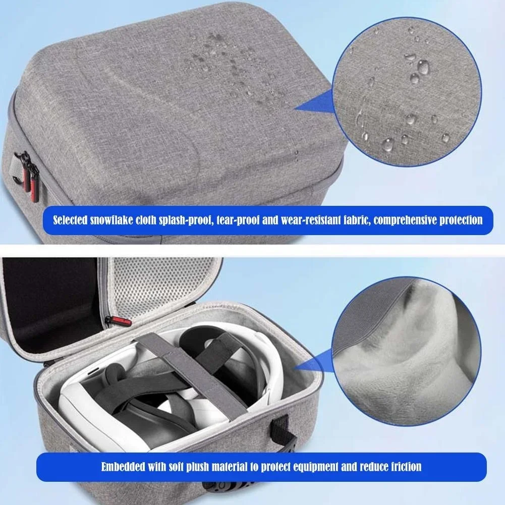 NEW Professional 2026 Portable Compatible Head-mounted VR and Controller Handle Travel Storage Box Durable High Quality