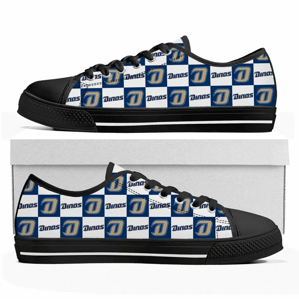 다이노스 Dinos baseball Low Top Sneakers Mens Womens Teenager Canvas High Quality Sneaker Casual Custom Made Shoe Customize DIY Shoe