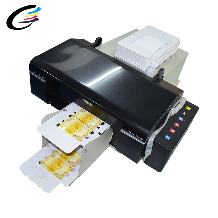 FCOLOR Professional Card Printer for PVC Business ID Card DVD Inkjet Printing