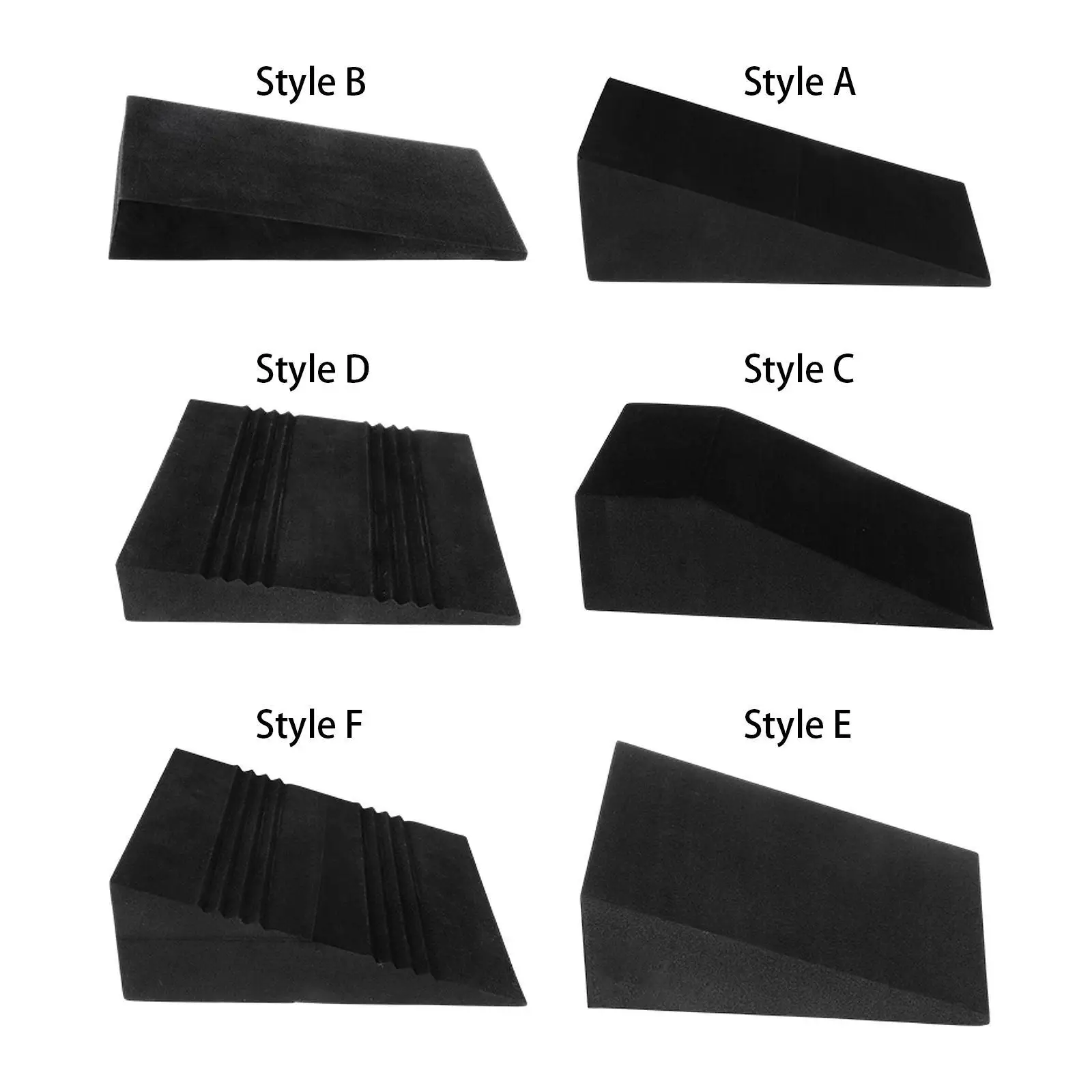 Yoga Foam Wedge Block Slanting Board Riser Block Nonslip Squat Wedge Incline Block for Pilate Stretch Practice Strength Home Gym