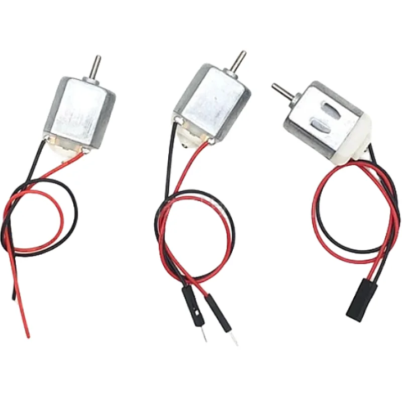 

Small 130 DC 1V 3V 6V Electric Toy Motor Raider Buggies Car Model Handmade High Speed DIY Motor With Dupont Plug Wire