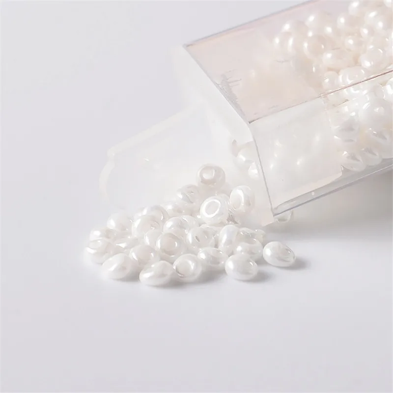 Cuentas de semilla de TOHO japonés de 3mm, forma de Magatama, 10g, cuentas de semilla de vidrio para costura, pulsera hecha a mano, fabricación de joyas
