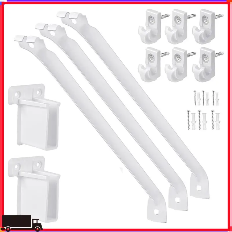

Premium Wire Shelf Brackets Set Wire Shelving Support Brackets For Wardrobe And Wall Bracket
