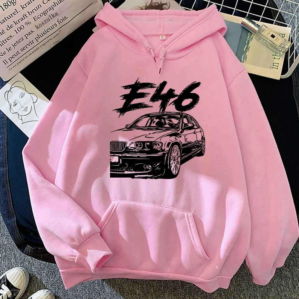 E46 Car Hoodies men cool Spring Autumn Women hoody Aesthetic Clothes Fashion Sweatshirt Graphic fleece Hoodie unisex Sudaderas