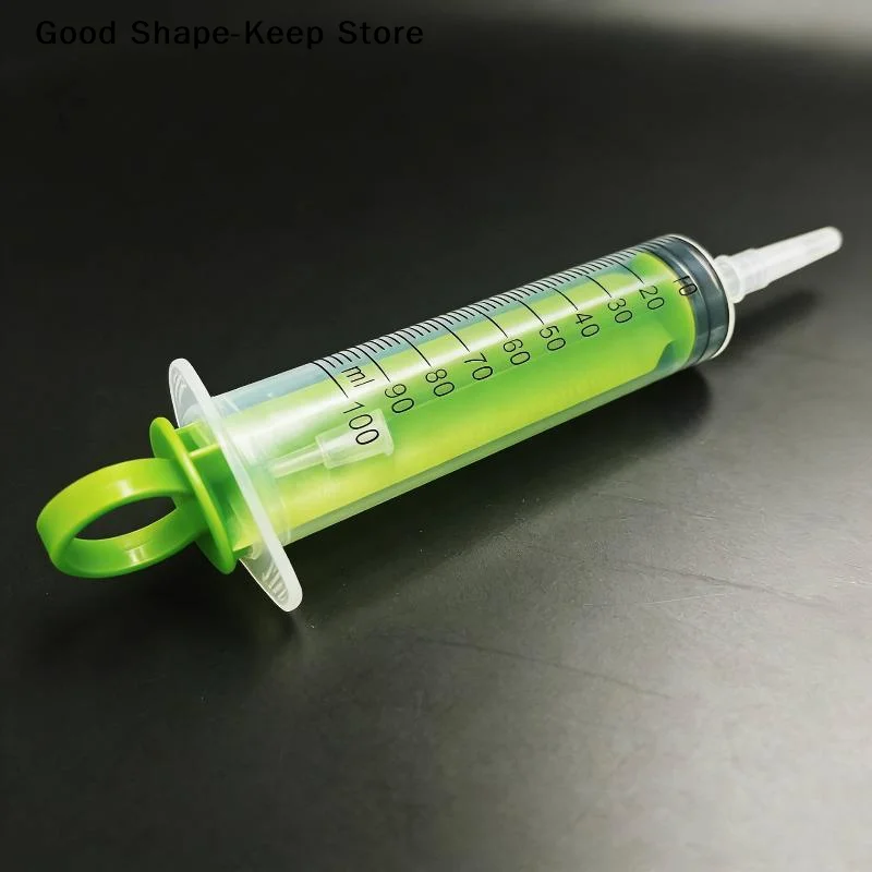 dailyHigh Precision Industrial Syringe 60ml 100ml Colored Push-Rod Ring for Glue Dispensing, Adhesive Injection & DIY Work