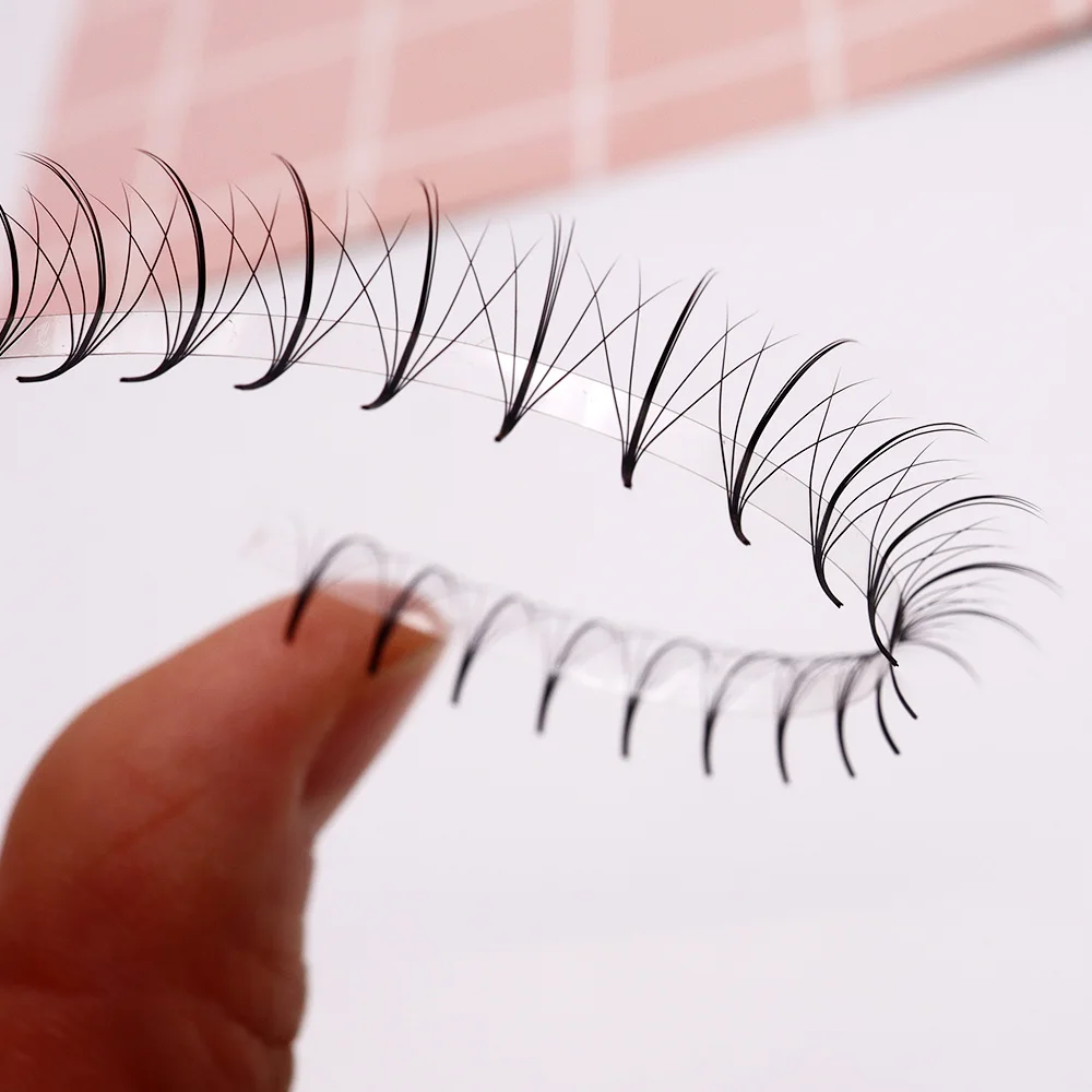 Wispy Premade Fans Pointy Base 5D/7D/9D Russia Volume Handmade Natural False Eyelash Extension Individual Lashes Faux Mink Lash