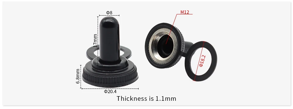 OMCH 1/5/10PCS 15A 250VAC Silber Kontakt Kippschalter E-SG Serie 2/3/4/6/8/9/12 Pin 2/3 Gang Selbst Reset/Selbstsperre – Detail 7