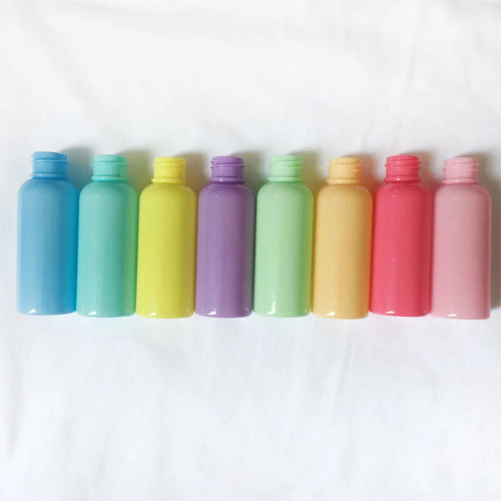 Flacon pulvérisateur de couleur Macaron de 50ml, 10 pièces, atomiseur de brume en plastique rechargeable pour voyage, maquillage, parfum, Portable, léger, assorti