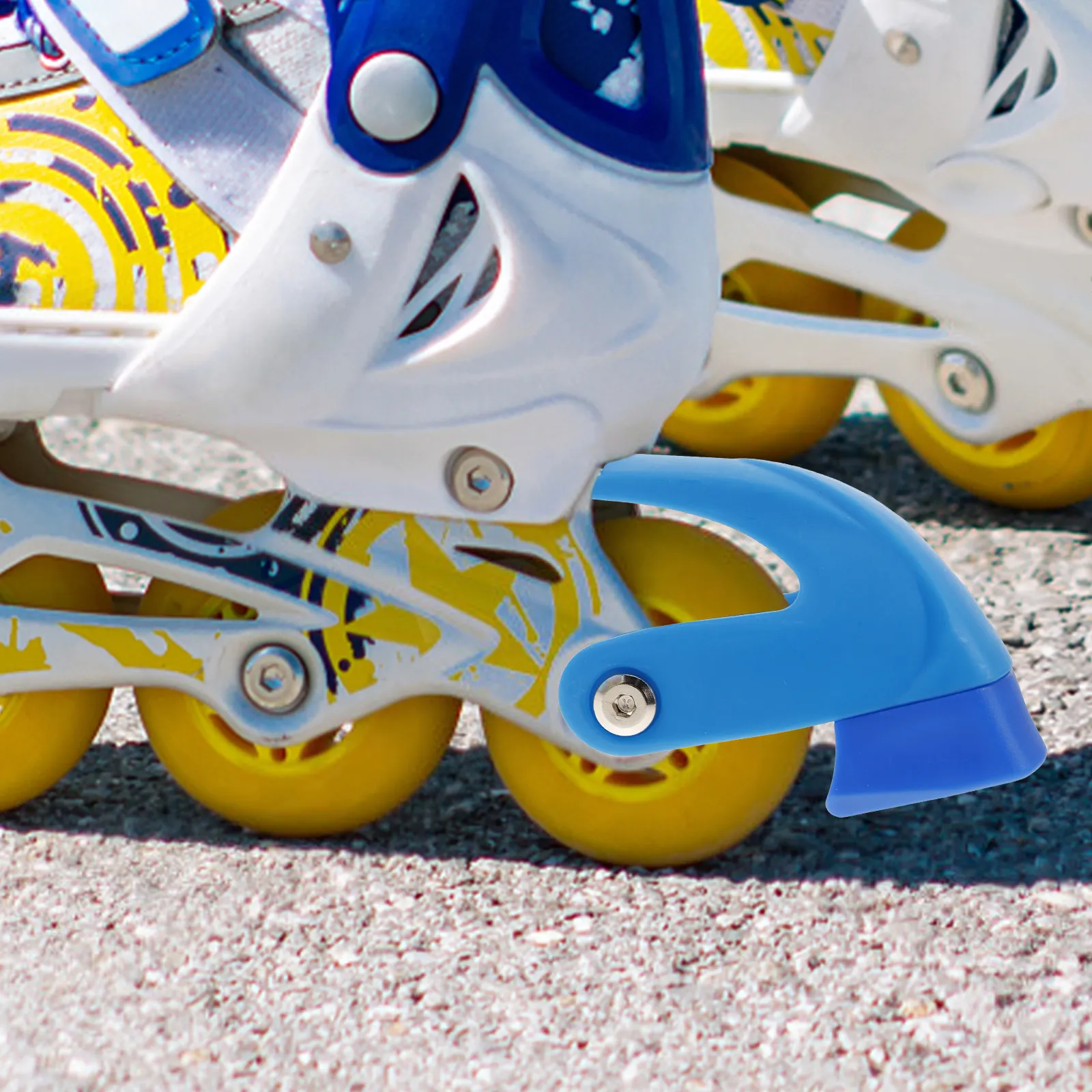 

Professional Roller Skate Brake Stopper Universal Inline Skates Replacement Part Firm Grip Brake Block Pad Long-Lasting Use