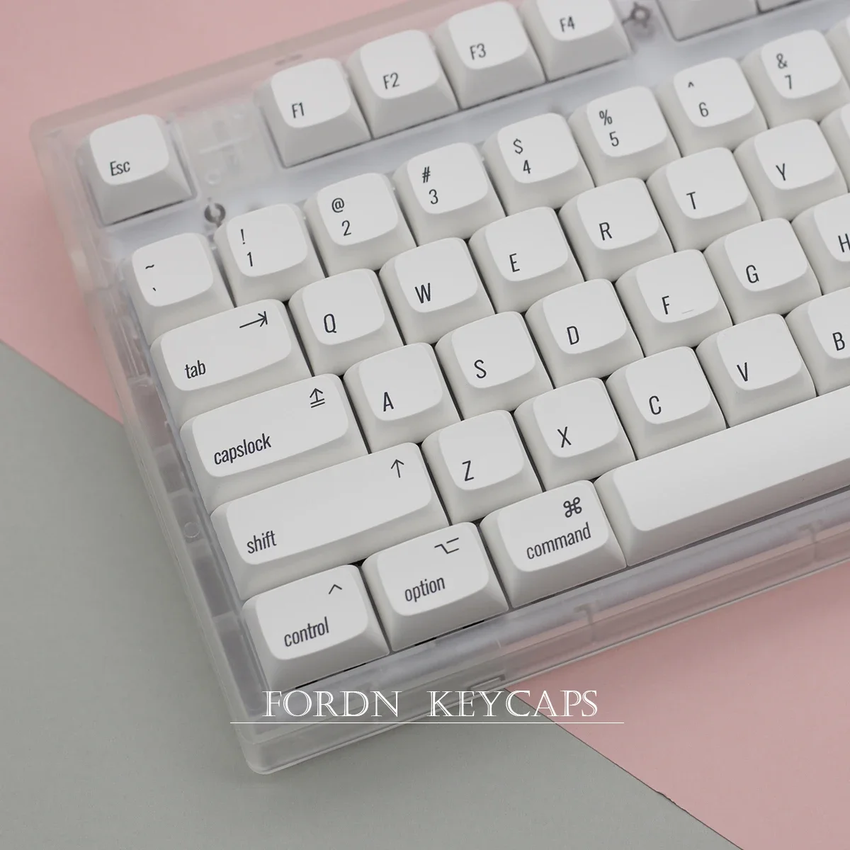 XDA Profile PBT Keycap Dye sub printing Classic MAC style English Japanese root 124 keycaps