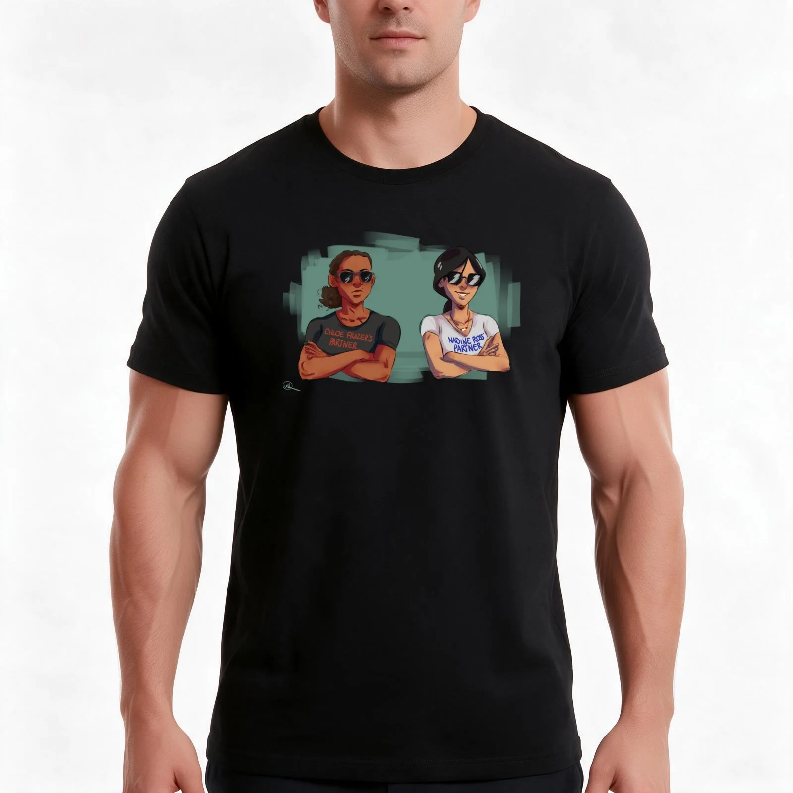 The lost Partners T-Shirt, Summer Casual Cotton Tee, Oversized Streetwear Tops, Vintage Graphic Print, Loose Fit Short Sleeve
