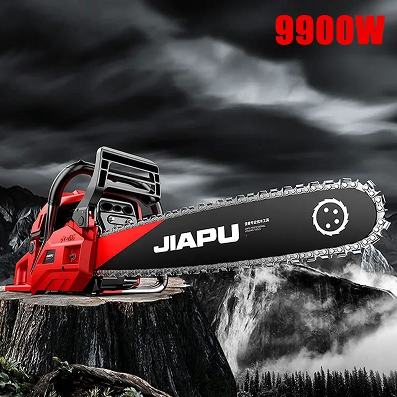 

9900KW 66cylinder chain saw gasoline logging saw high-power chainsaw arboriculture cutting machine household fuel-saving