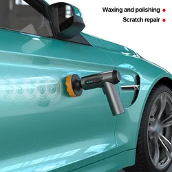 Cordless Car Polisher 2000rpm Wireless Car Polishing Machine Electric Polishing Wax Tool 4000mAh Auto Polish Waxing Machine