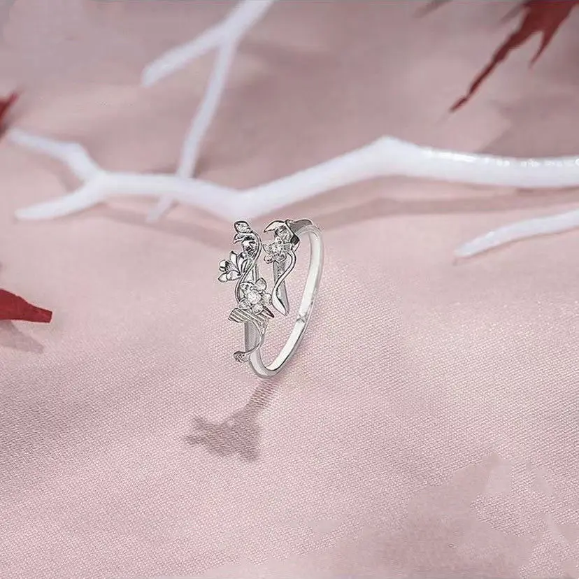 Anime Tian Guan Ci Fu Ring Heaven Official’s Blessing Hua Cheng Xie Lian Ring Cosplay Alloy Rings Adjustable Prop - Image 3
