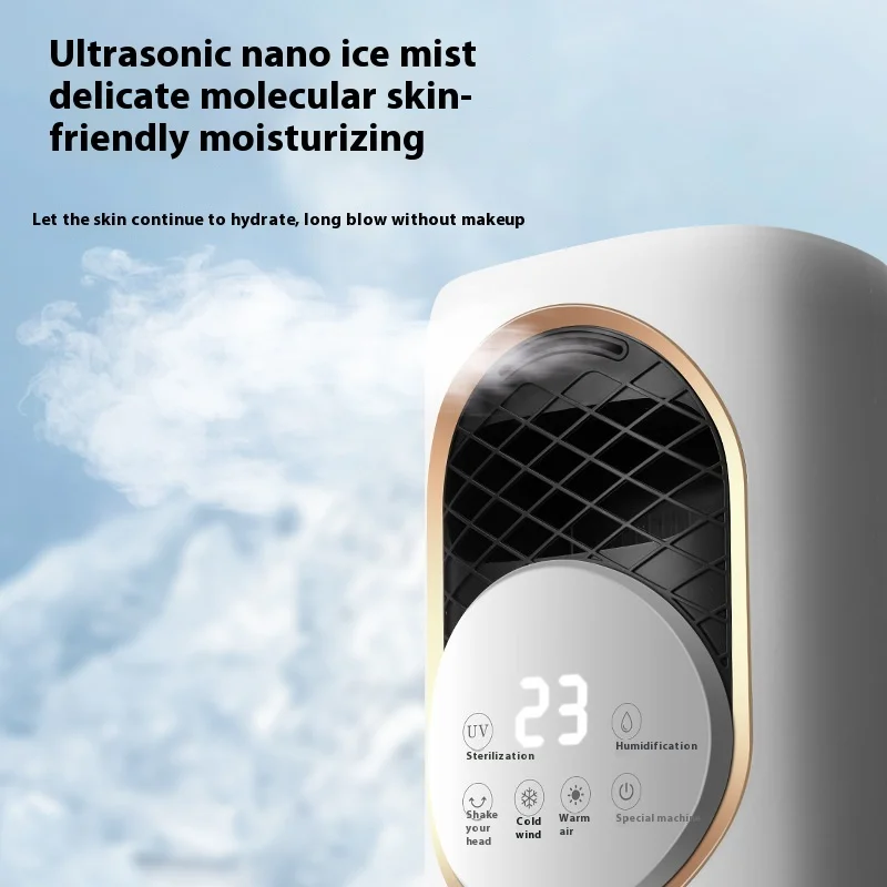 4 in 1 Smart portable air conditioner Fan Refrigeration 220V Heating and Cooling Dual-Use with Remote control UV Light