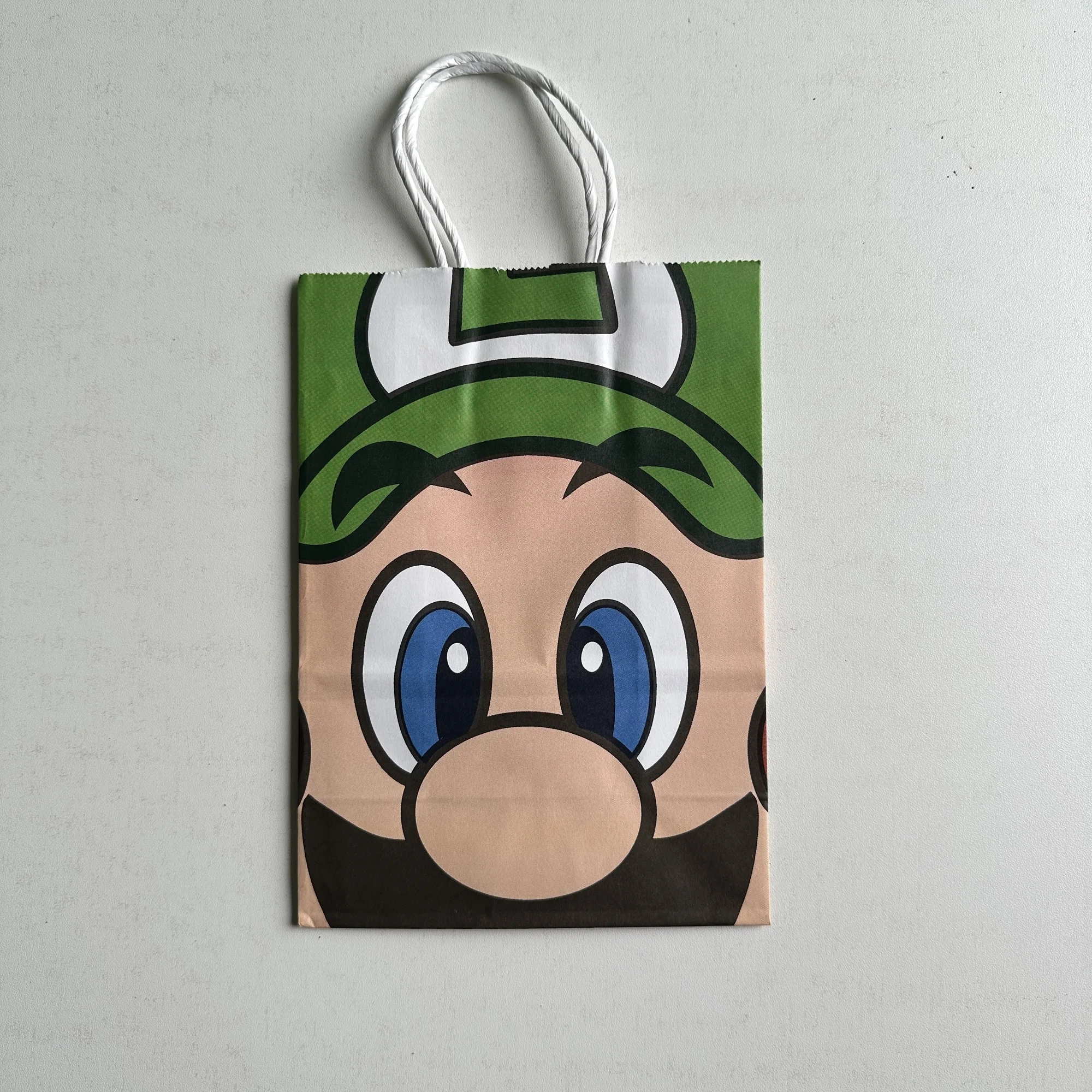 1/10pcs Super Mario Bros Gift Bag 10style Hand Paper Bag Party Decoration Anime Accessories Cute Bowser Luigi Princess Peach