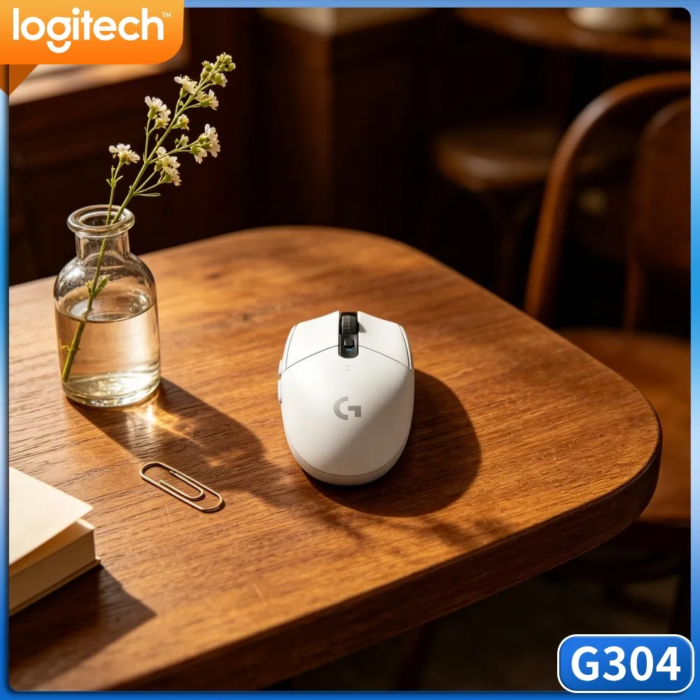 Logitech G304 LIGHTSPEED Wireless Gaming Mouse Right‑Hand Optimized Shell For MOBA FPS Enthusiast Household Computer