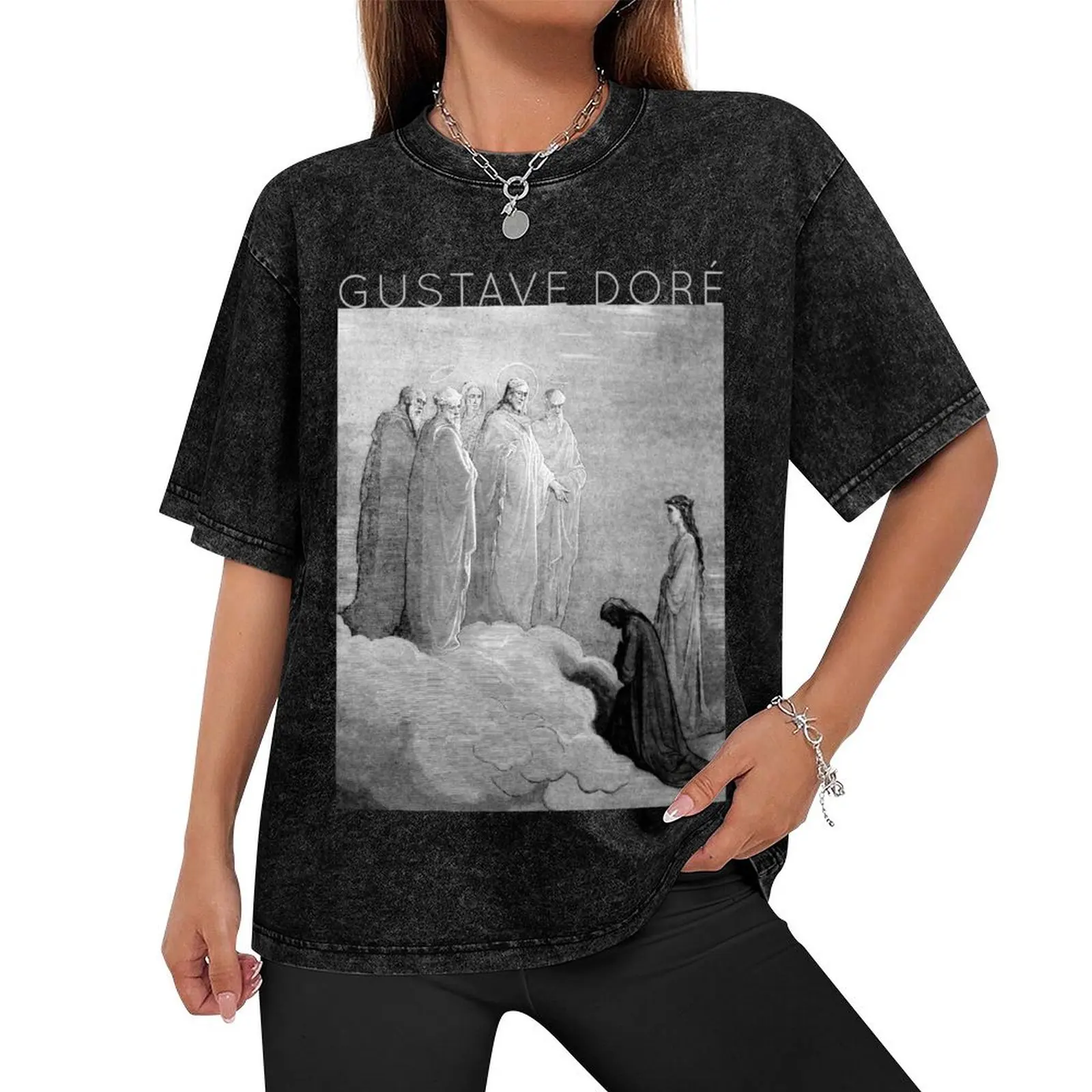 Gustave Doré - Paradiso by Dante Alighieri - San Giovanni T-Shirt graphic t shirts tees mens t shirts