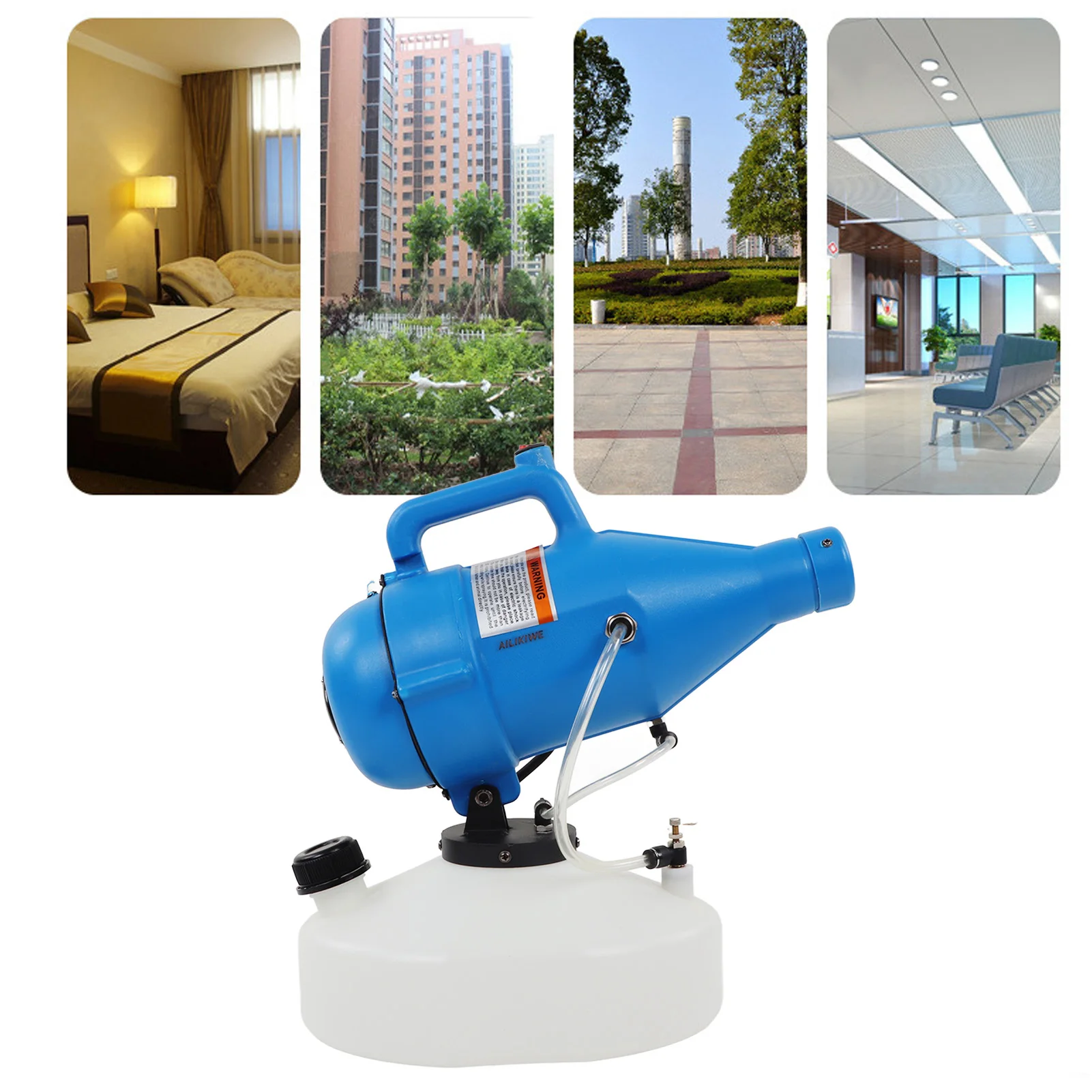 

Electric ULV Portable Fogger 1.2 Gallon Automatic Spraying Electric ULV Portable Sprayer for Pest Control