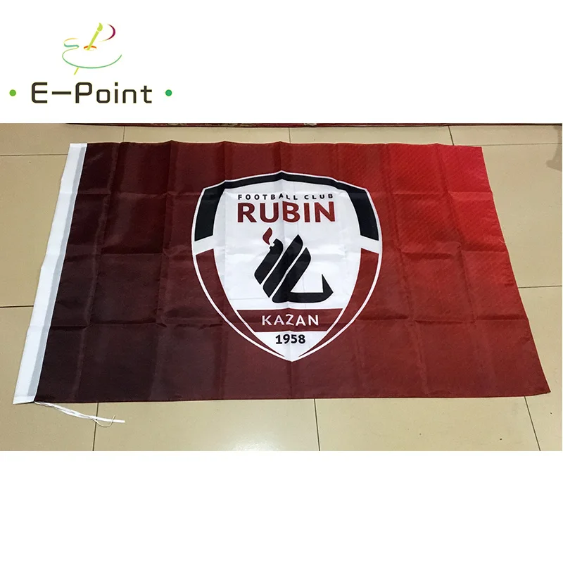 FC Kazan Rubin Flag 2x3ft (60x90cm) 3x5ft (90x150cm) Decoration Banner for Home and Garden