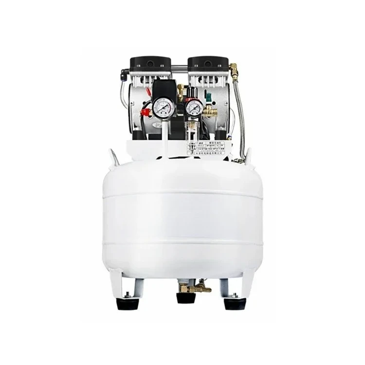 8 bar 1.5 CFM 30L tank de-tal low noise oil free air compressor for de-tal chair 1 set