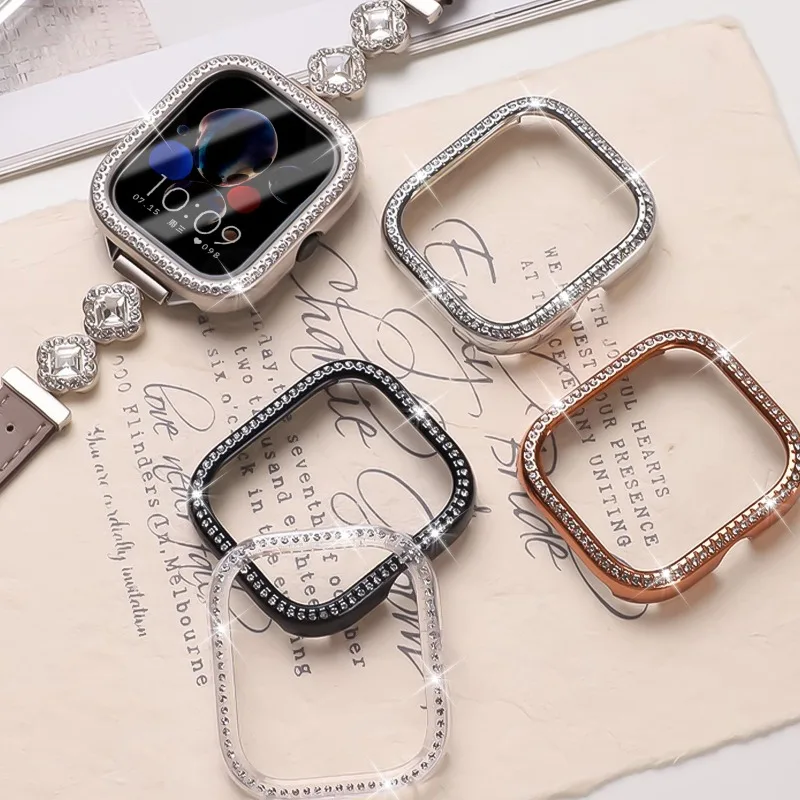 PC Case+Composite Membrane for Redmi Watch 5 Screen Protector+Film Diamond Cover for Redmi 5 Smartwatch Bumper Accessories