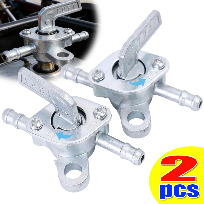 Universal Fuel Tank Valve Straight Through Fuel Tank Switch Valve Motorcycle Switch Designed for Microcars and Motorcycles