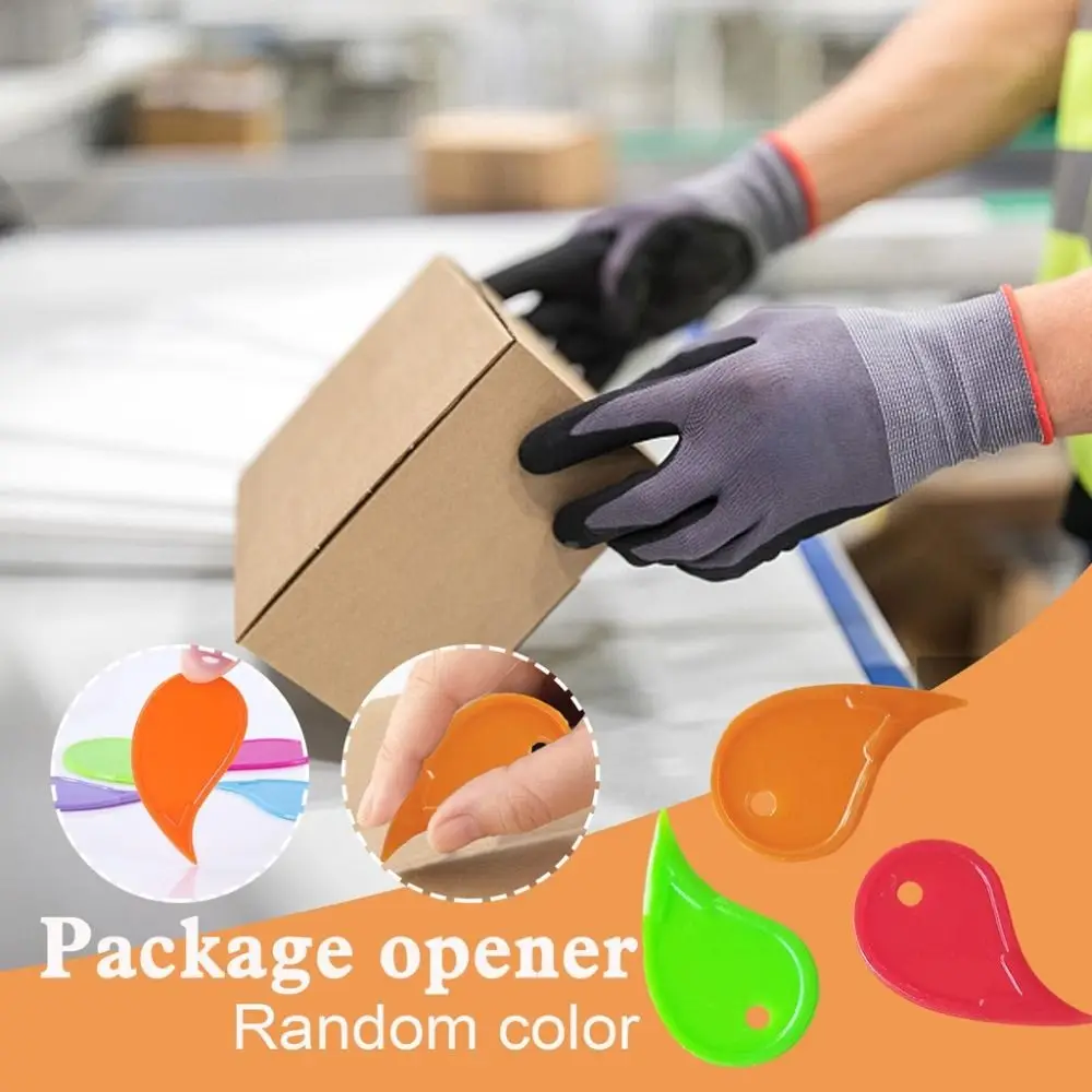 1/10pcs Mini Plastic Box Opener Portable Express Package Can Opener Art Tool Home Office Package Tape Paper Mail Envelope