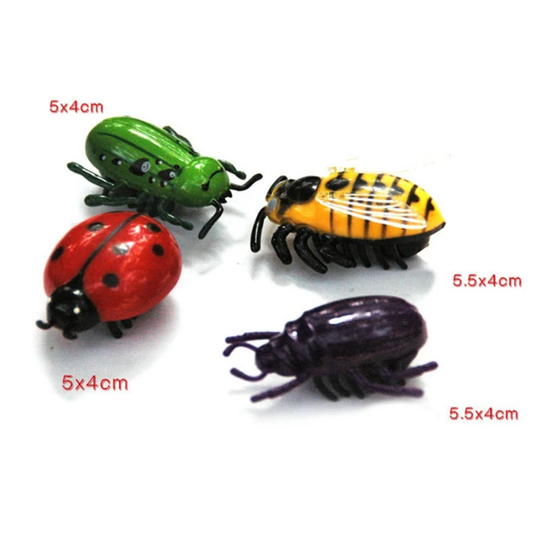 Electric Beetle Ladybug Pet Dog Cat Toy Simulation Animal Insect Toy Battery Powered Mini Toys Pet Interactive Toy Cat Supplies