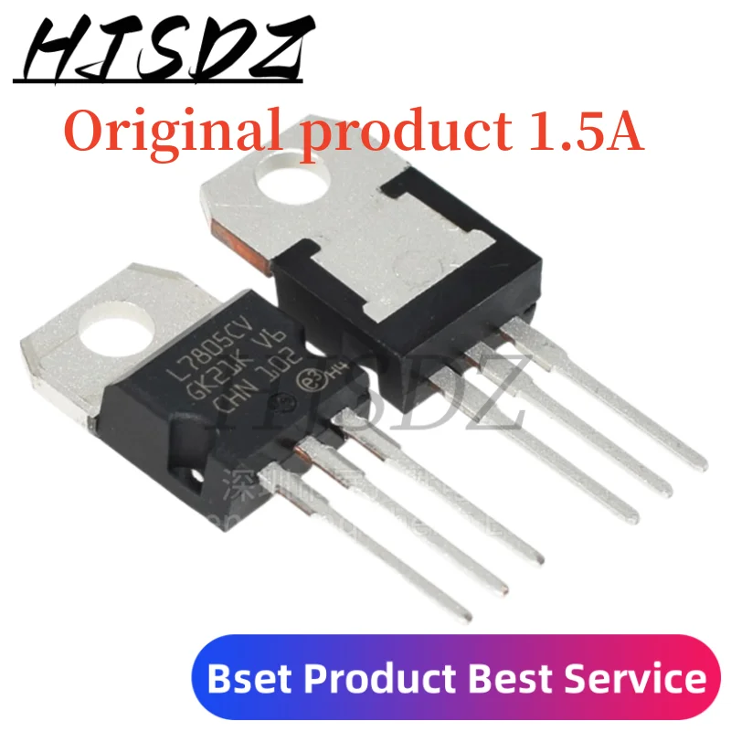 20Pcs 1.5A Voltage Regulators Bundle: L7805 L7812 L7806 L7915 L7905 L7912 L7815 LM317T  TO-220 Linear regulator image 2
