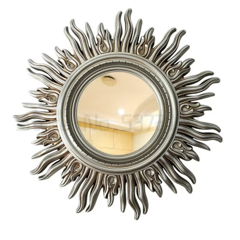 Sun Apollo Art Wall Mirror Decorative Bathroom Accessory Unique Champion Designs Reflective Art Piece Elegant Wall Decor