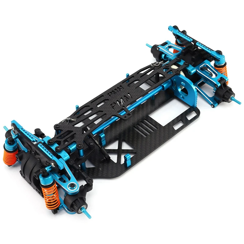 Staffa di fissaggio per montaggio su piastra batteria in metallo da 2 pezzi per parti di aggiornamento per auto Tamiya TT01 TT-01 1/10 RC