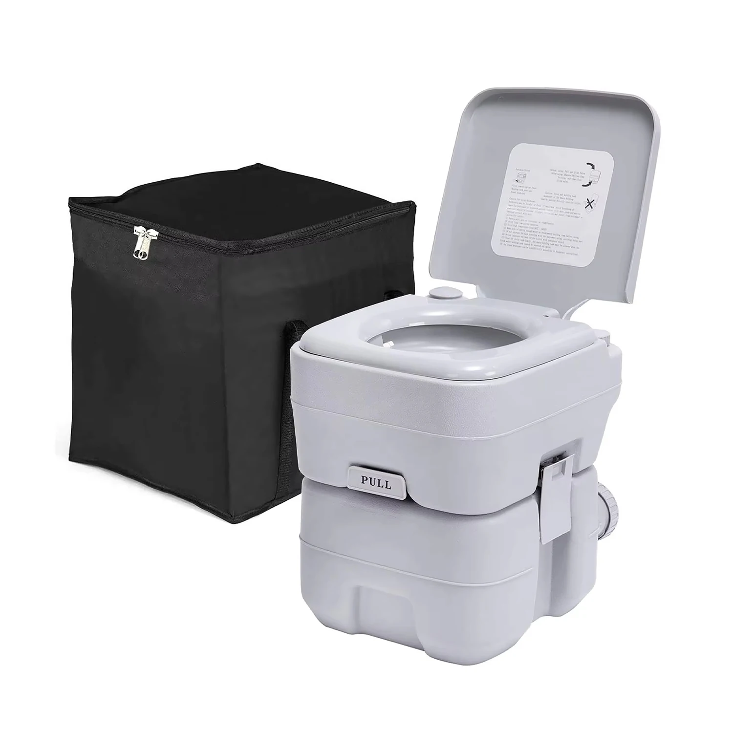 Factory 20L Portable Camping Travelling Hiking RV Toilet Outdoor Camper Portable Travel Toilet