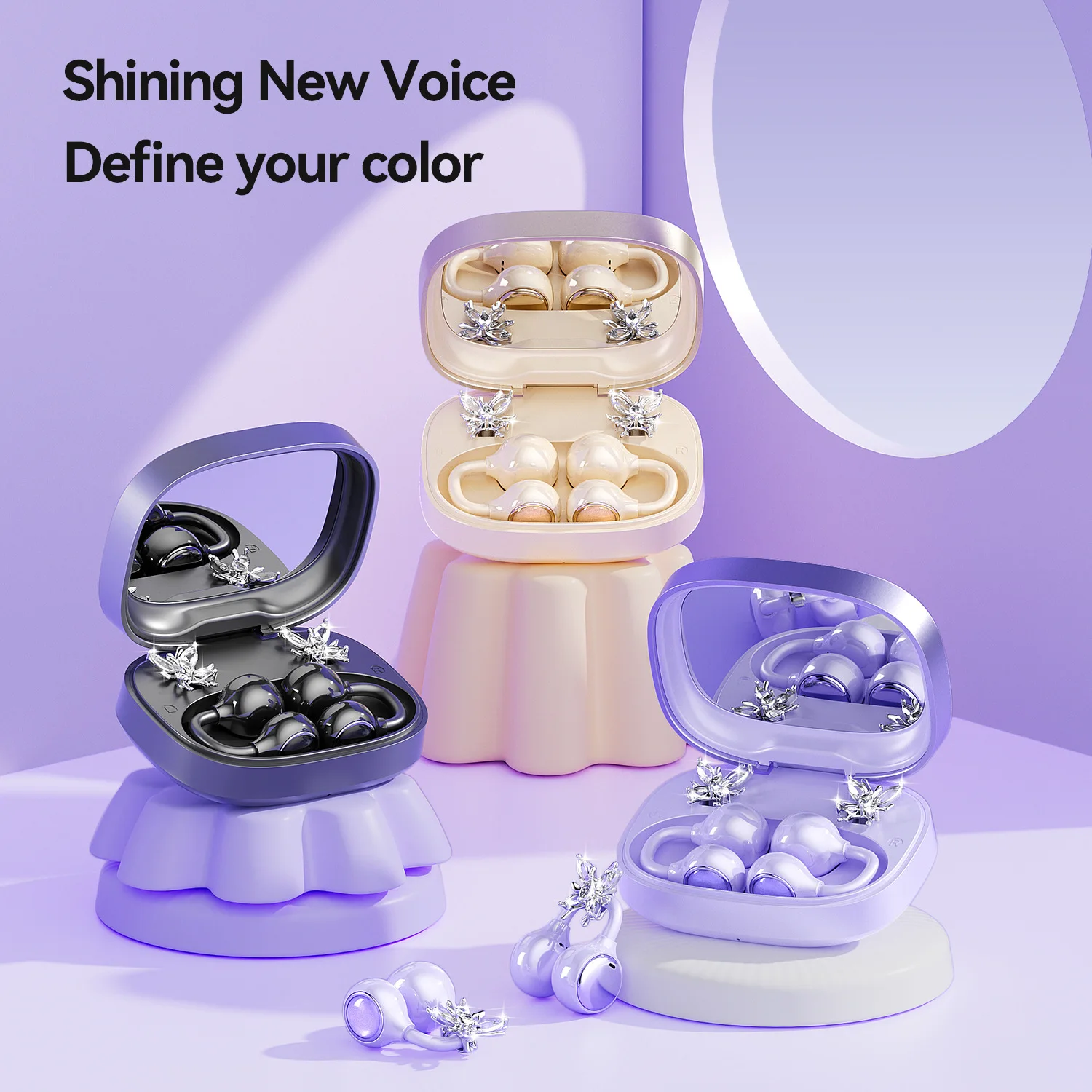 Beauty Makeup Games For Girls - Ear Clip Earphone Comes With Earrings