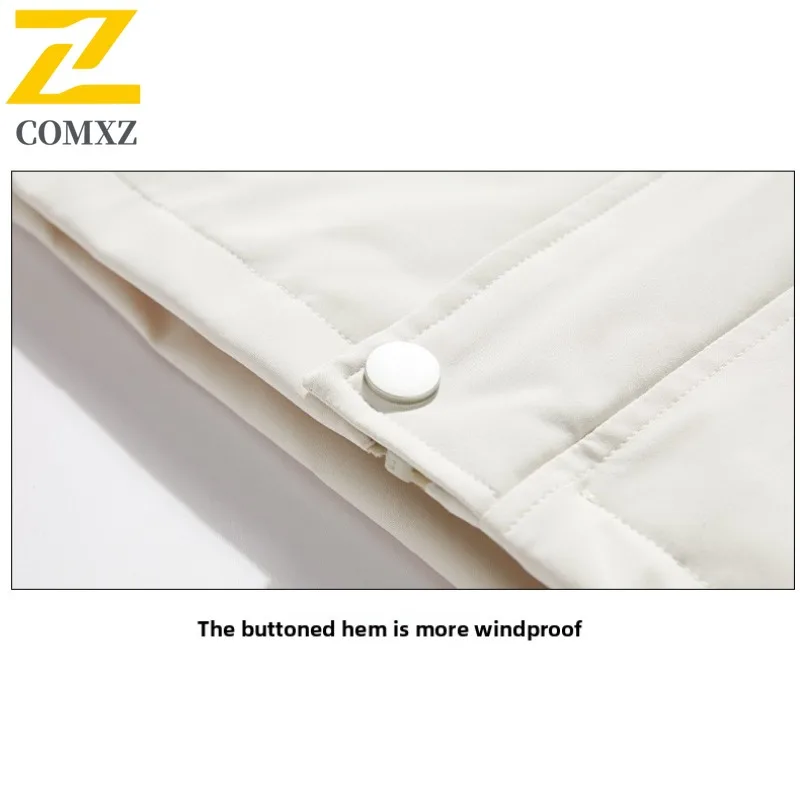 COMXZ 3 في 1 معطف سميك مقاوم للرياح مقاوم للماء المشي لمسافات طويلة في الهواء الطلق السفر سترة واقية سترة تسلق الدافئة تنفس الرجال ملابس خارجية